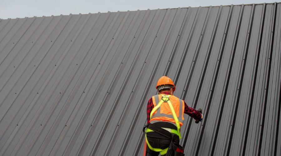 Professional metal roof installation services in South Range, WI